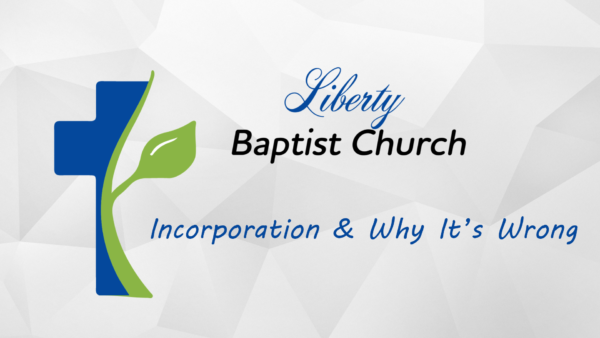 What Should a Church do that is Incorporated? Image
